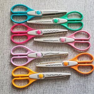 Kraft Edgers Scissors Paper Cutters Crafts Scrapbooking Lot Of 7